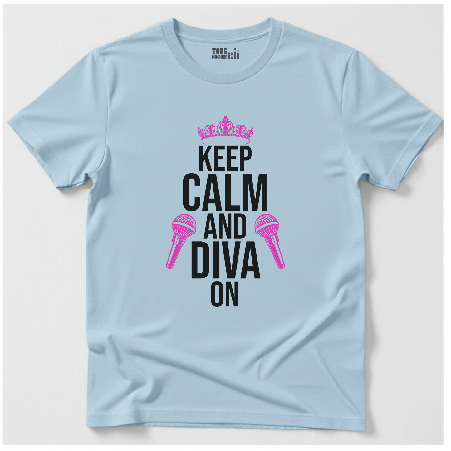 Keep Calm And Diva On Singer T-Shirt