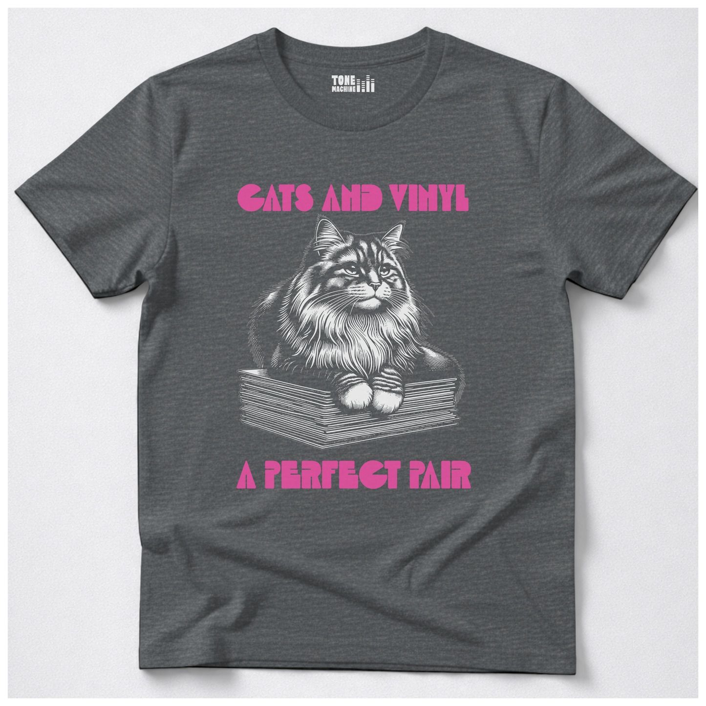 Cats And Vinyl A Perfect Pair T-Shirt