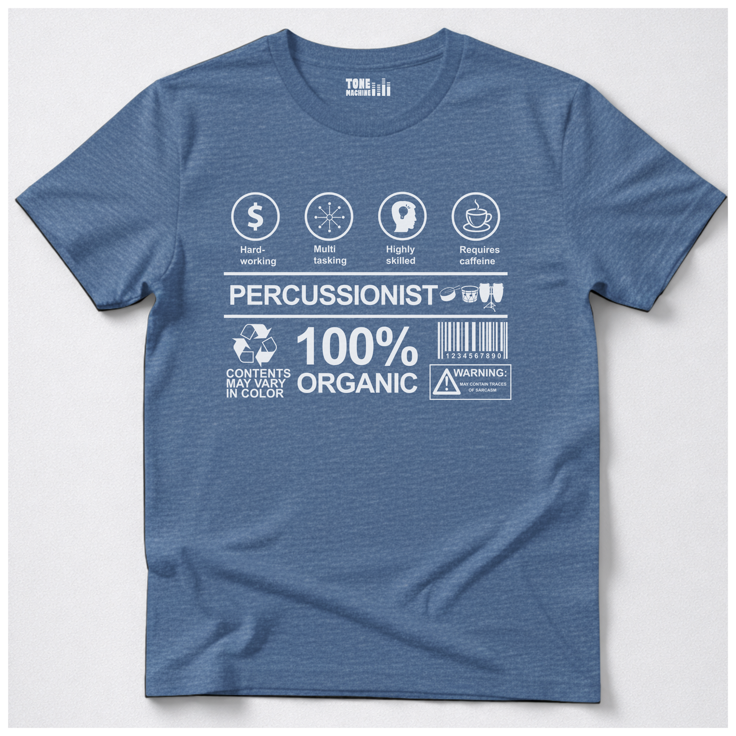 Percussionist Label Drum T-Shirt