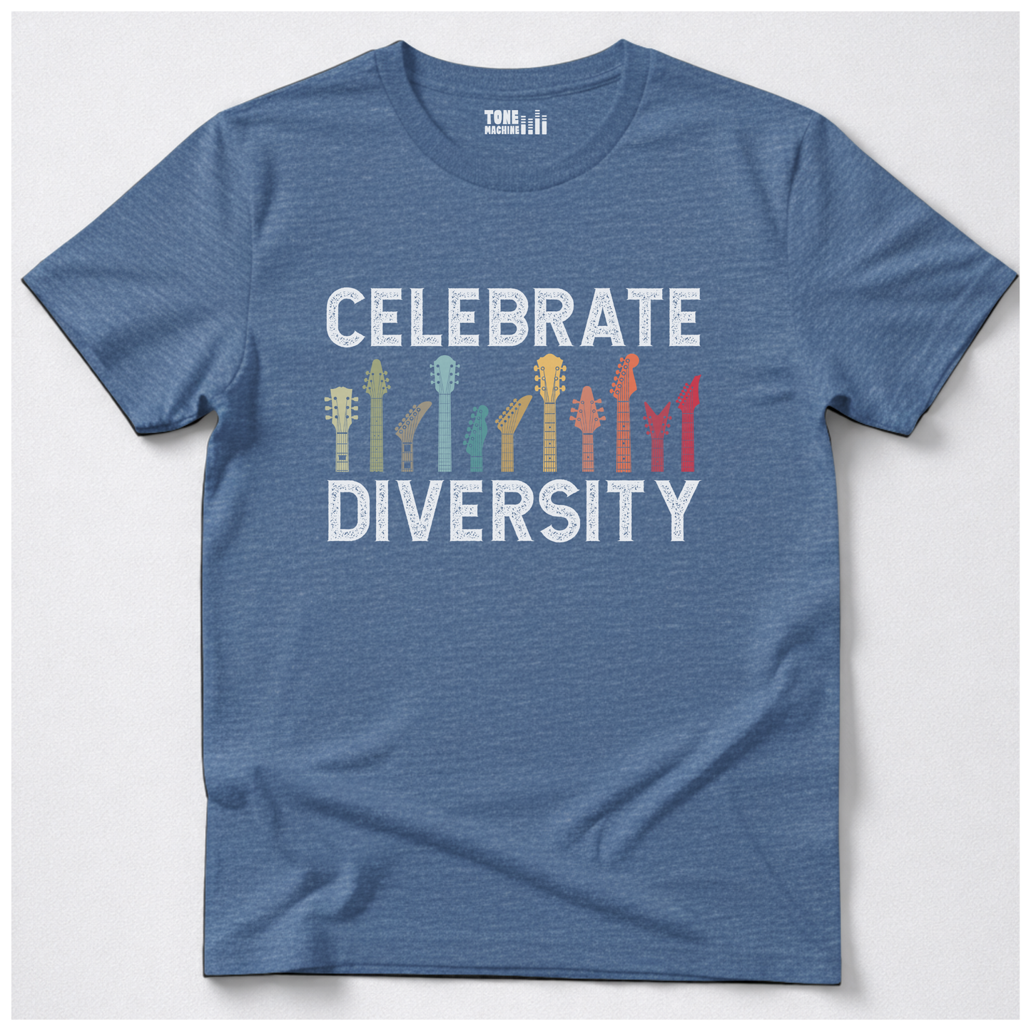 Celebrate Diversity Guitar T-Shirt