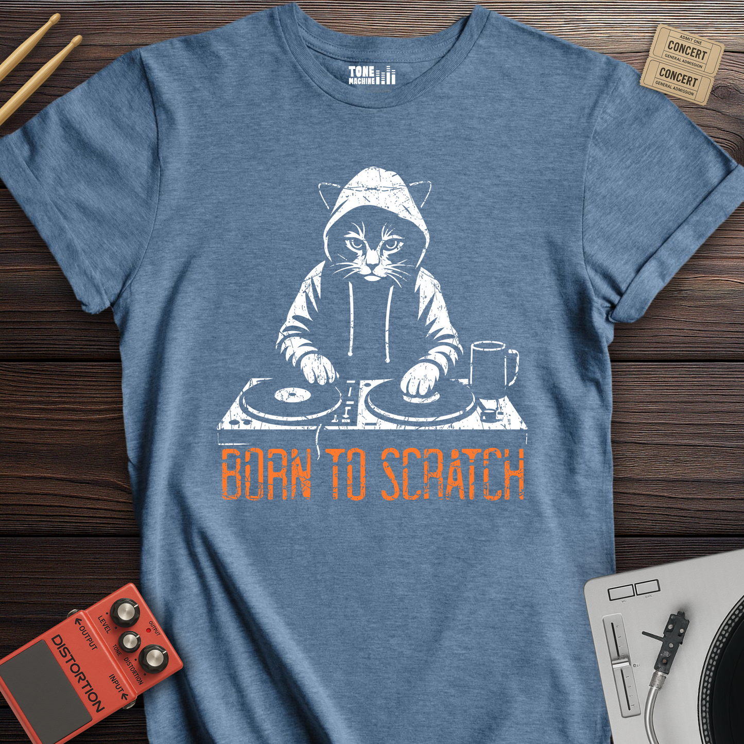 Born To Scratch DJ T-Shirt