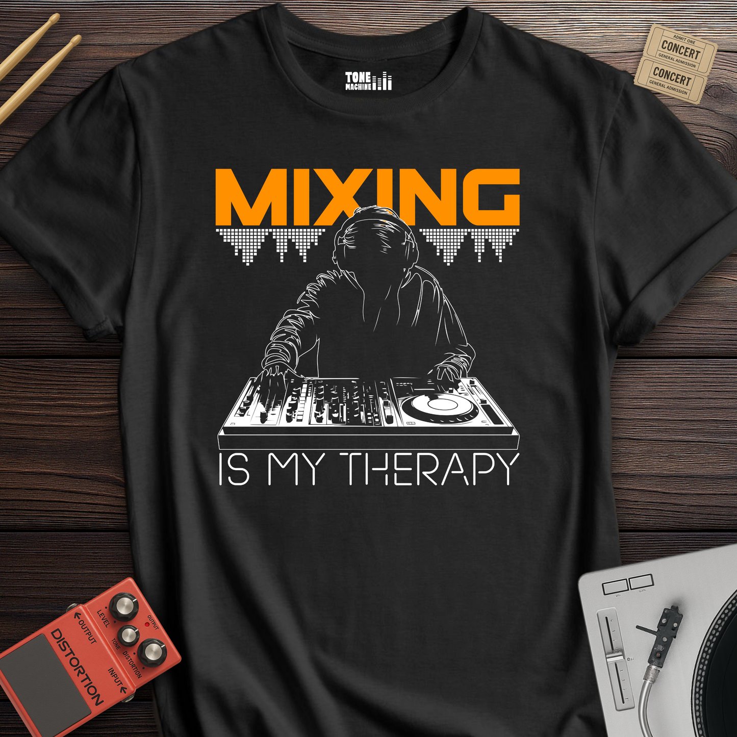 Mixing Is My Therapy DJ T-Shirt