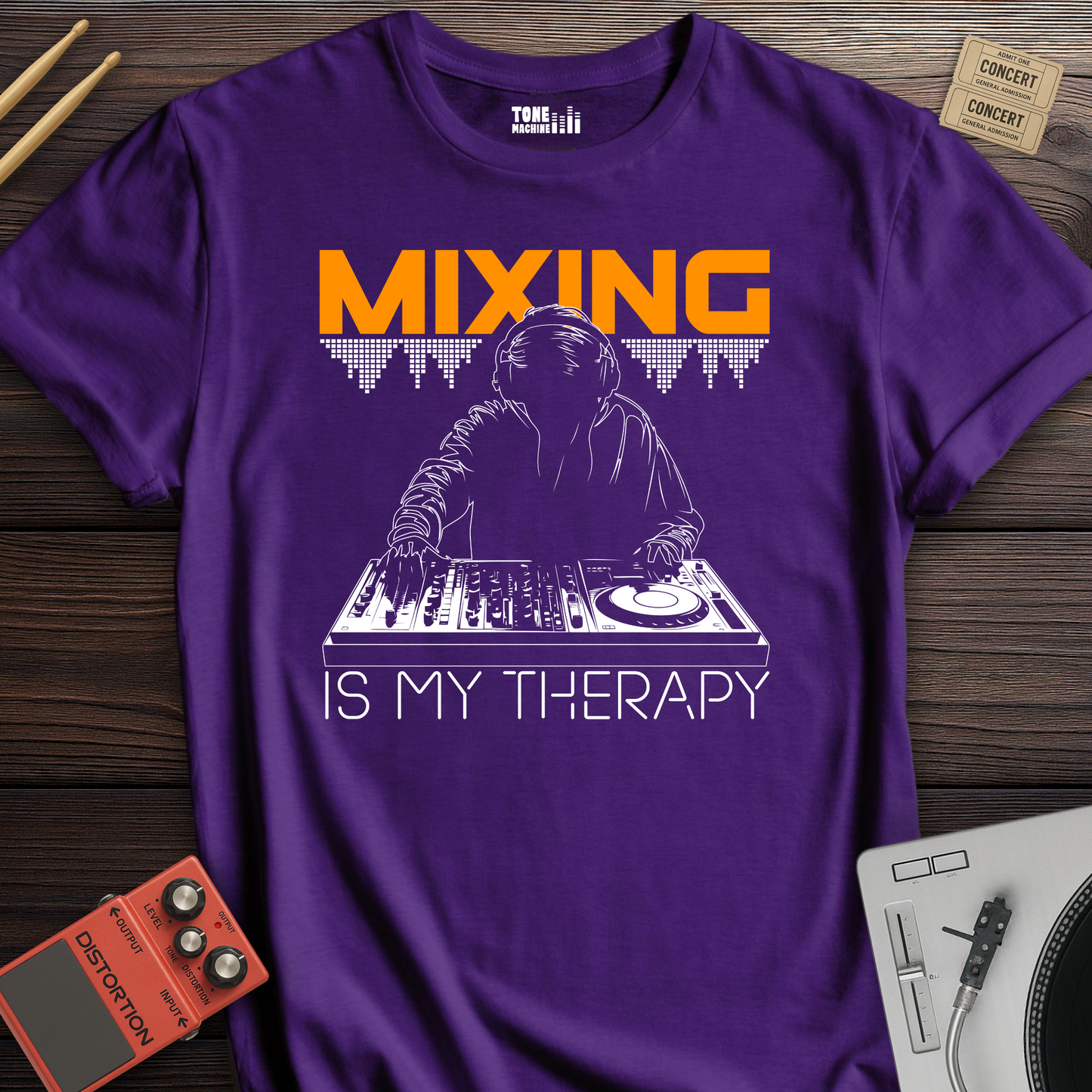 Mixing Is My Therapy DJ T-Shirt