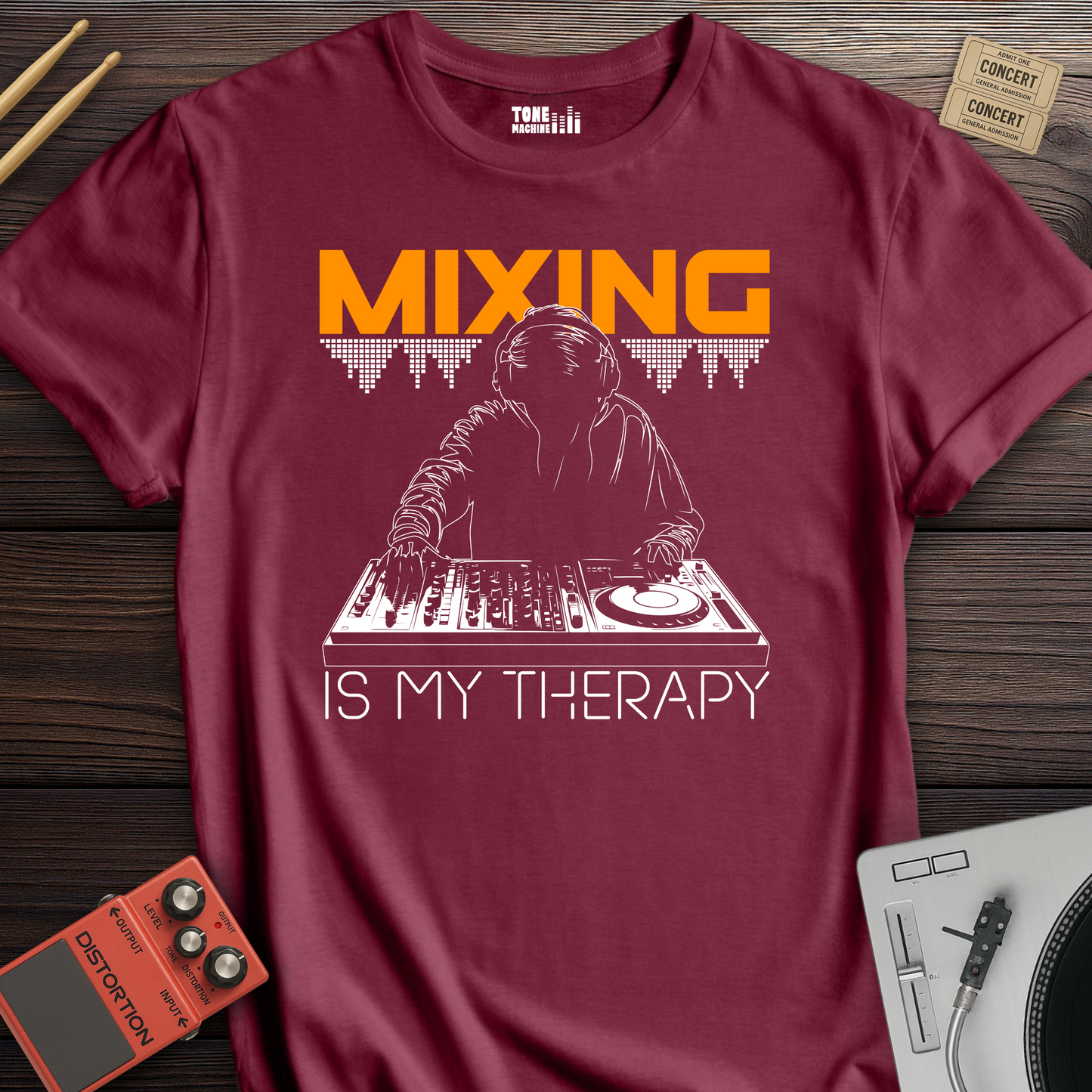 Mixing Is My Therapy DJ T-Shirt