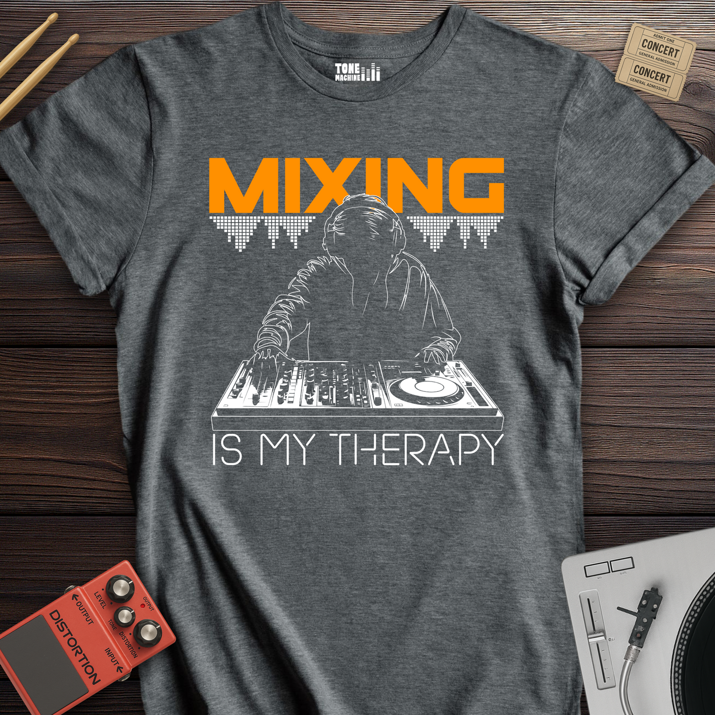 Mixing Is My Therapy DJ T-Shirt
