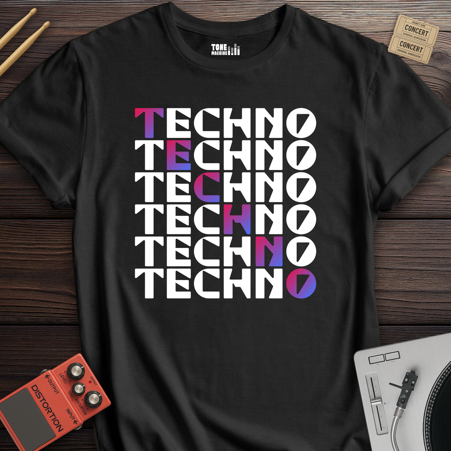 Techno Repeat DJ T-Shirt
