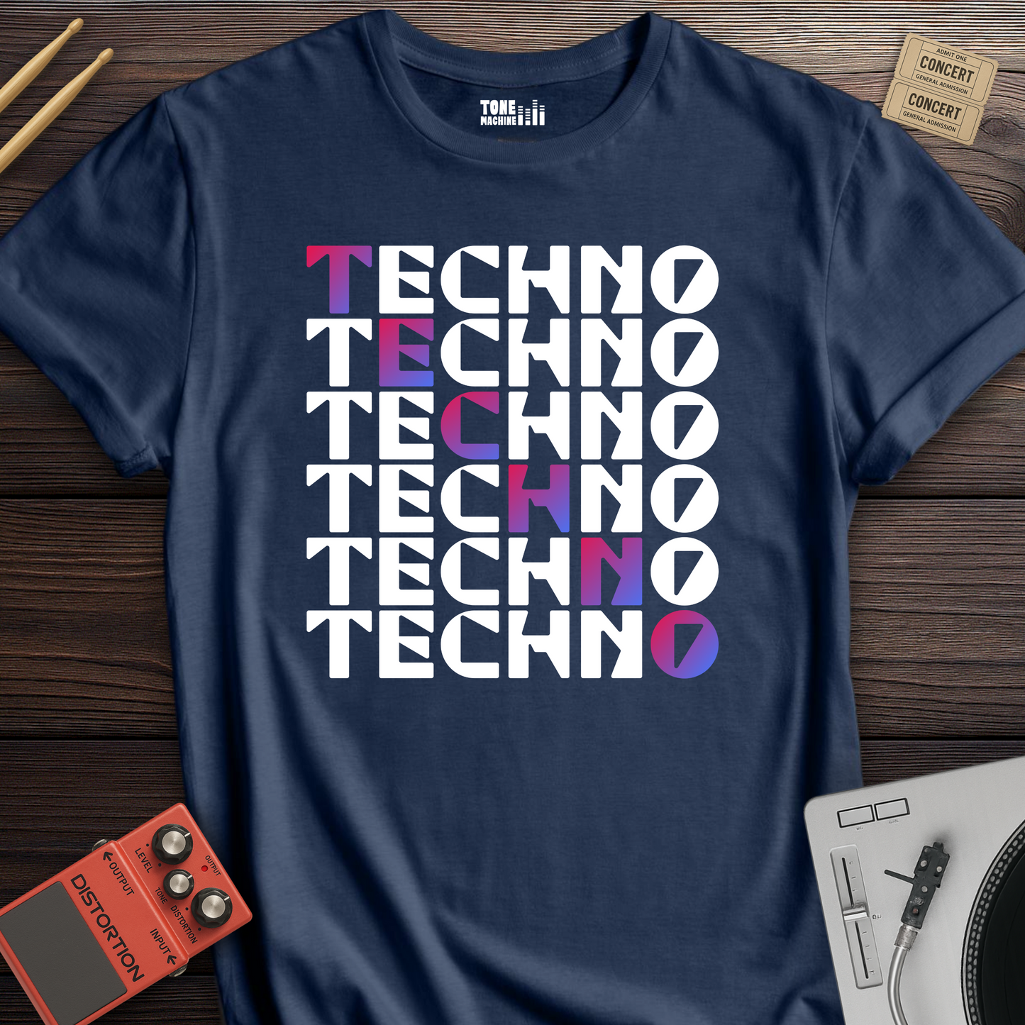 Techno Repeat DJ T-Shirt