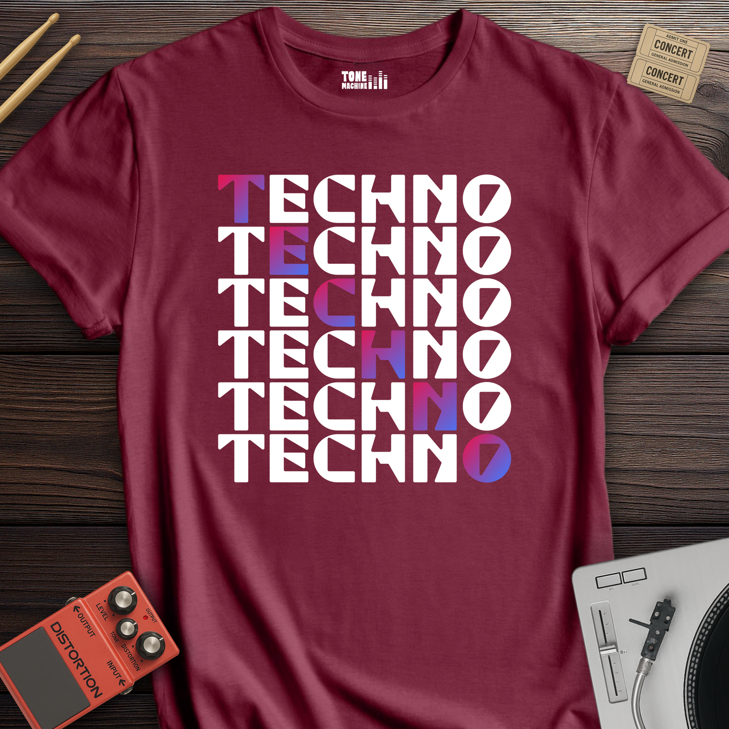 Techno Repeat DJ T-Shirt