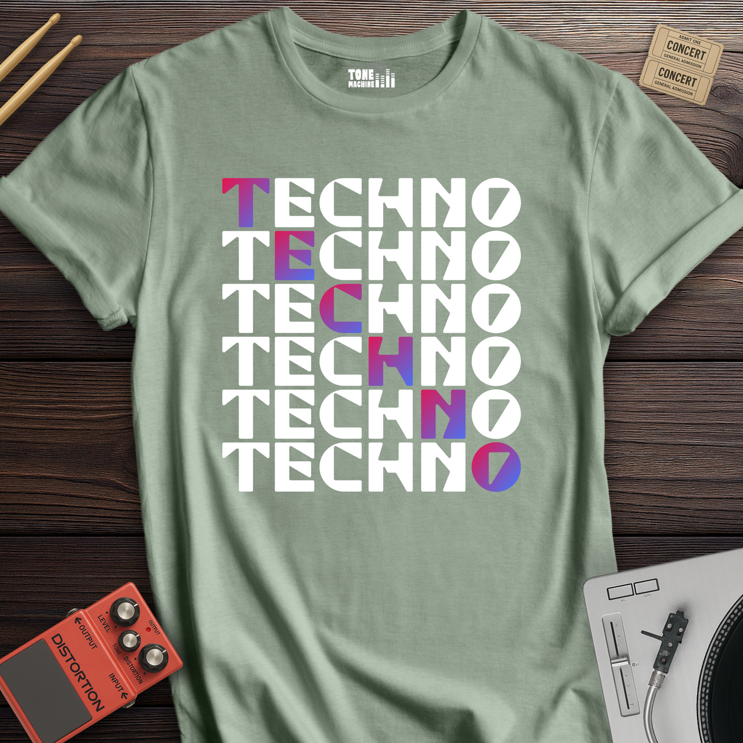 Techno Repeat DJ T-Shirt