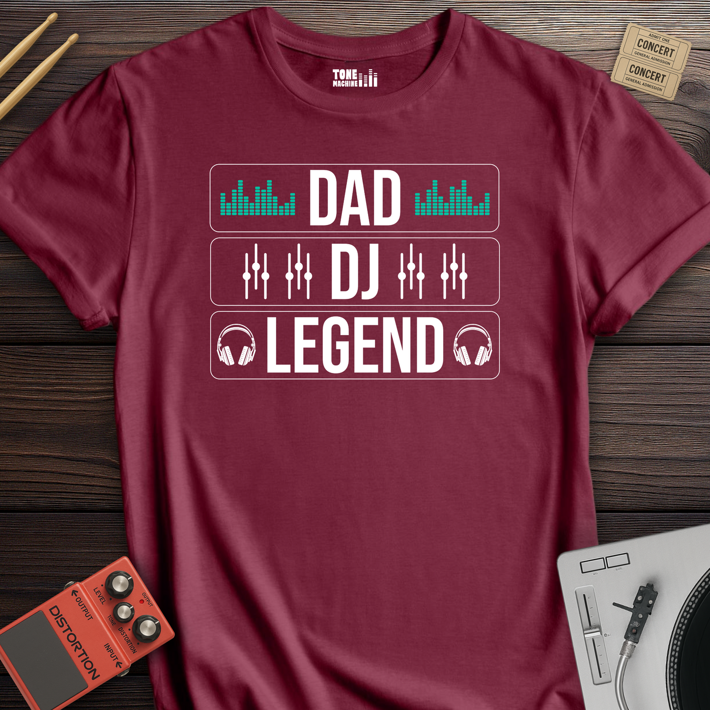 Dad DJ Legend T-Shirt