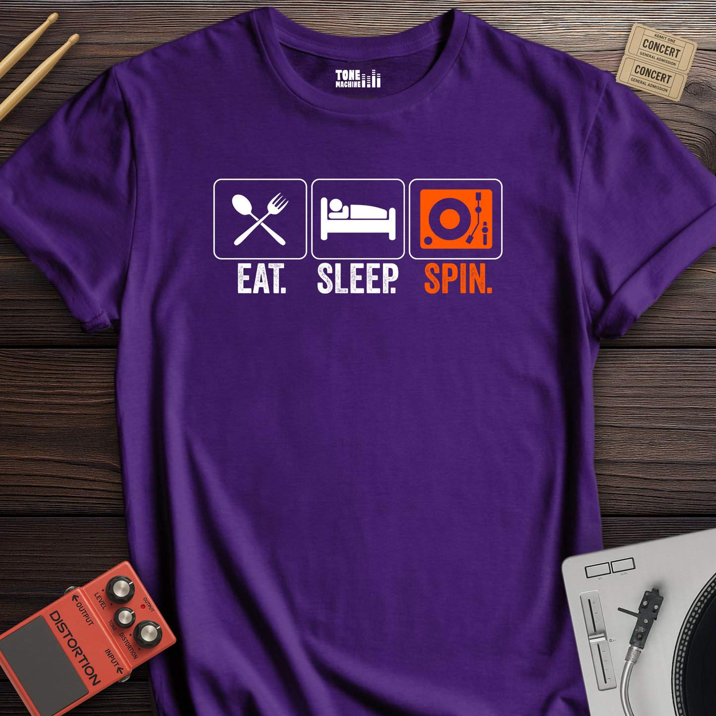 Eat Sleep Spin DJ T-Shirt
