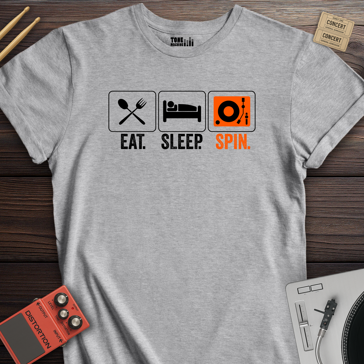 Eat Sleep Spin DJ T-Shirt