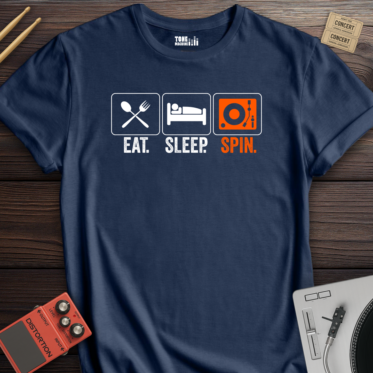 Eat Sleep Spin DJ T-Shirt