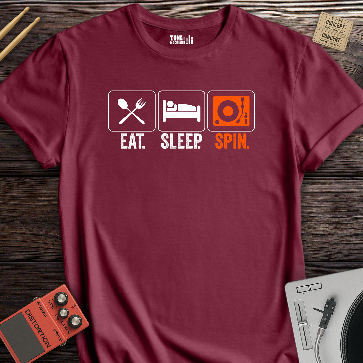 Eat Sleep Spin DJ T-Shirt