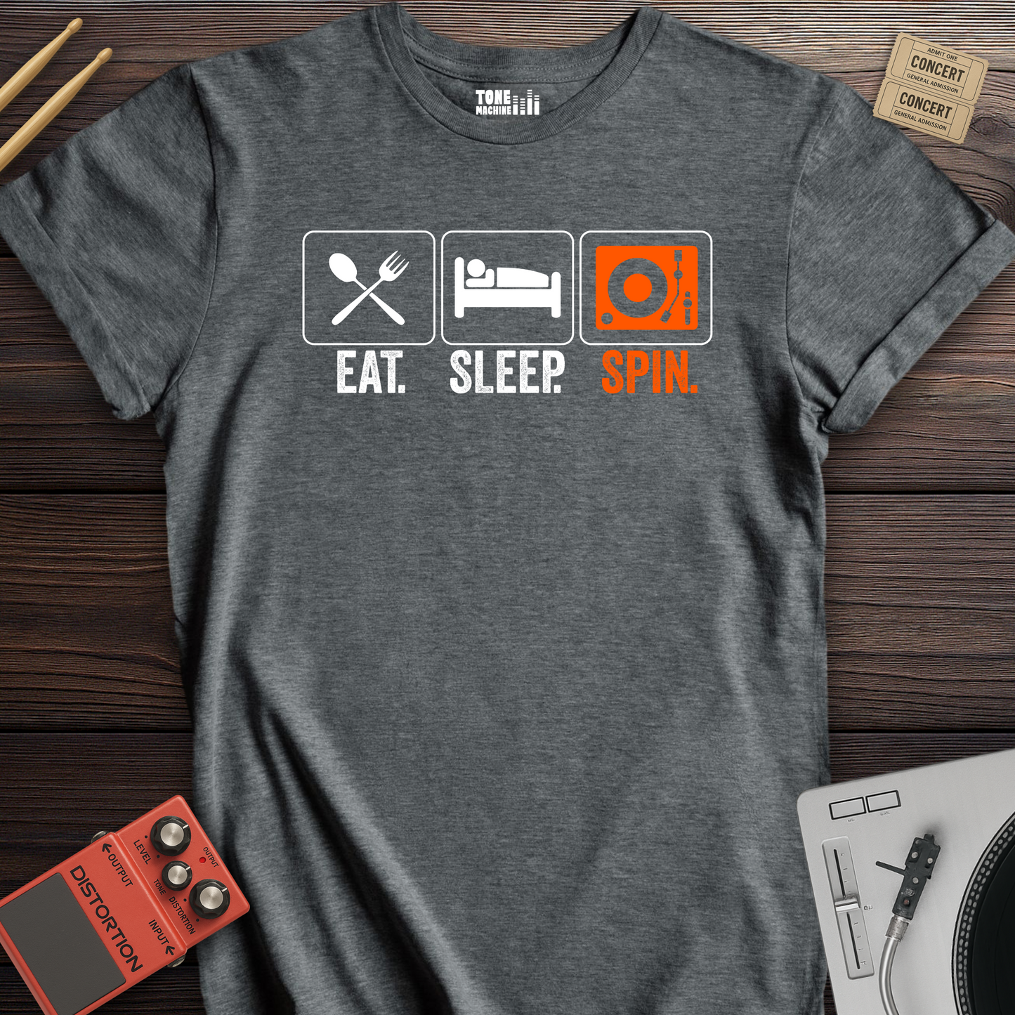 Eat Sleep Spin DJ T-Shirt