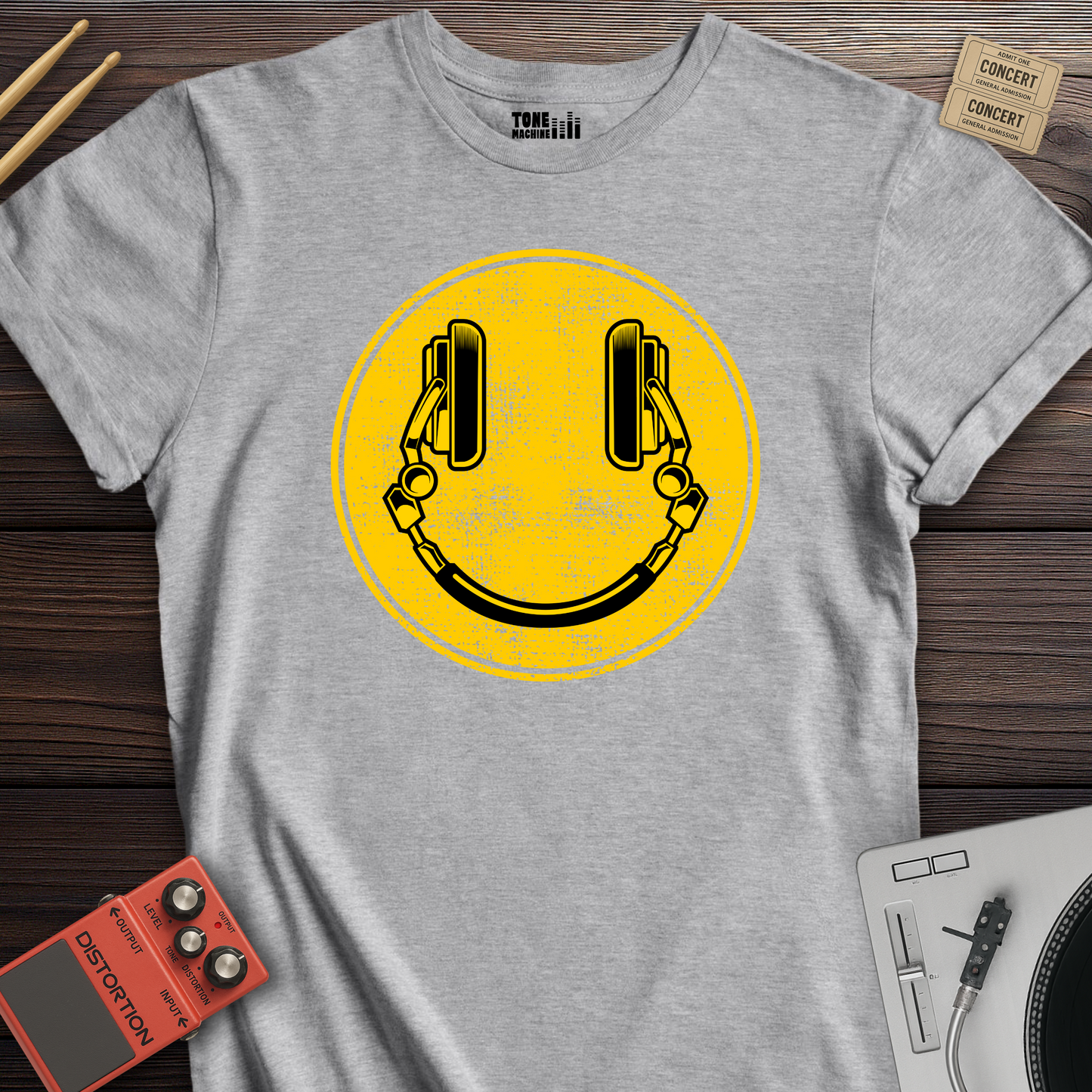 DJ Smiley Face T-Shirt
