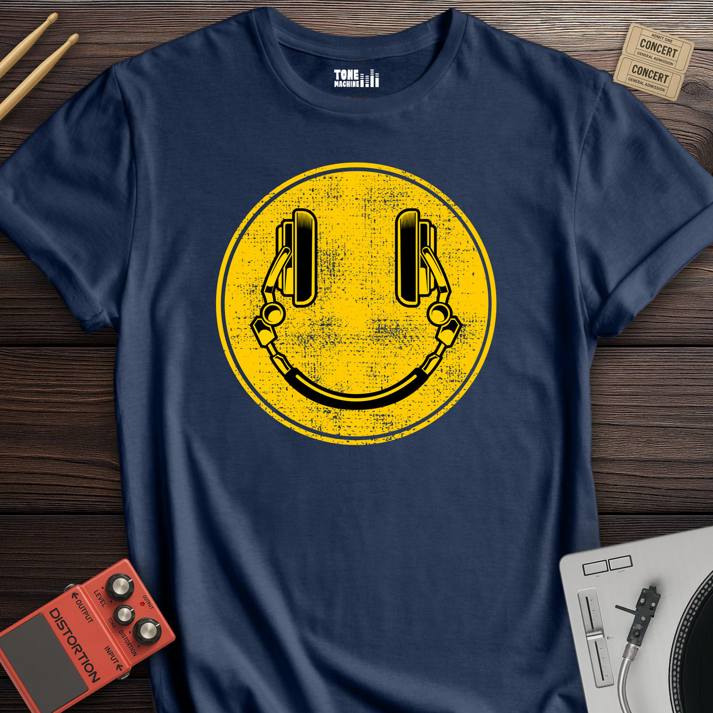 DJ Smiley Face T-Shirt