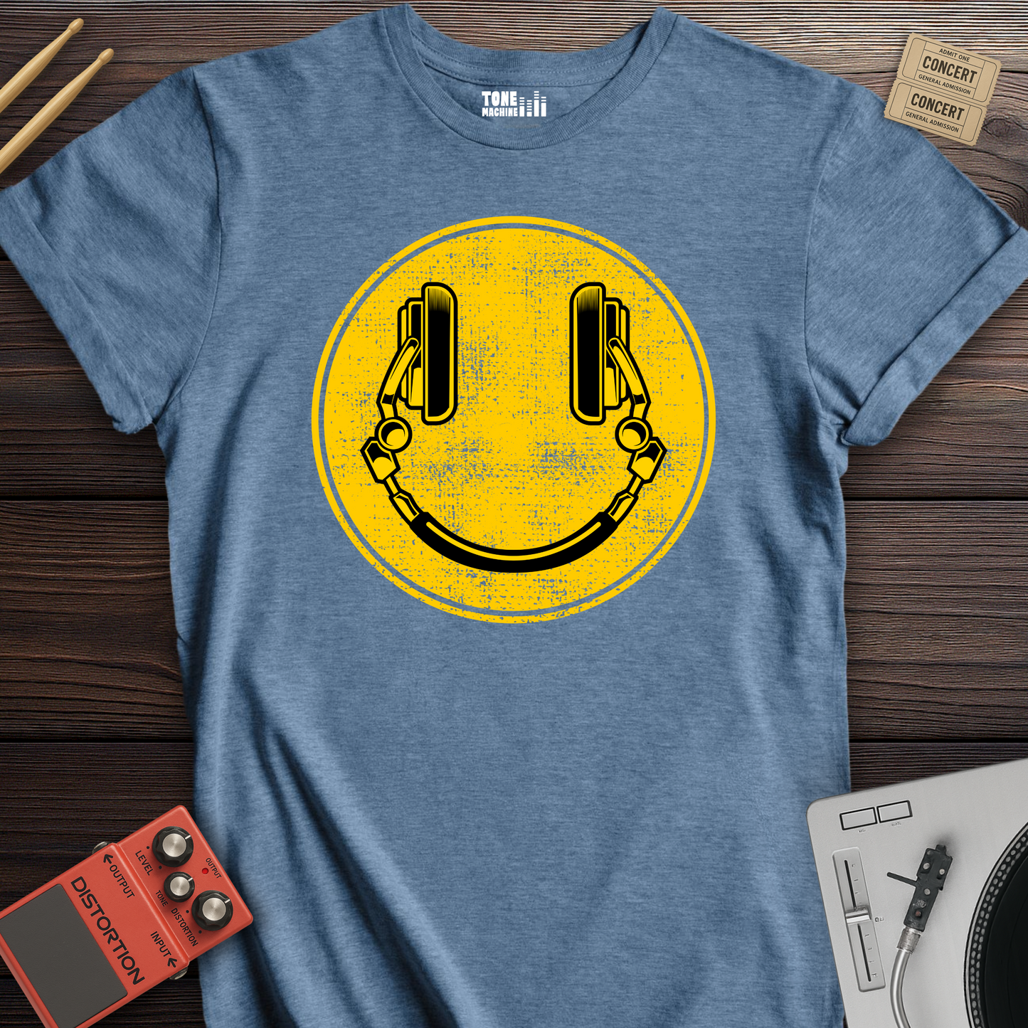 DJ Smiley Face T-Shirt