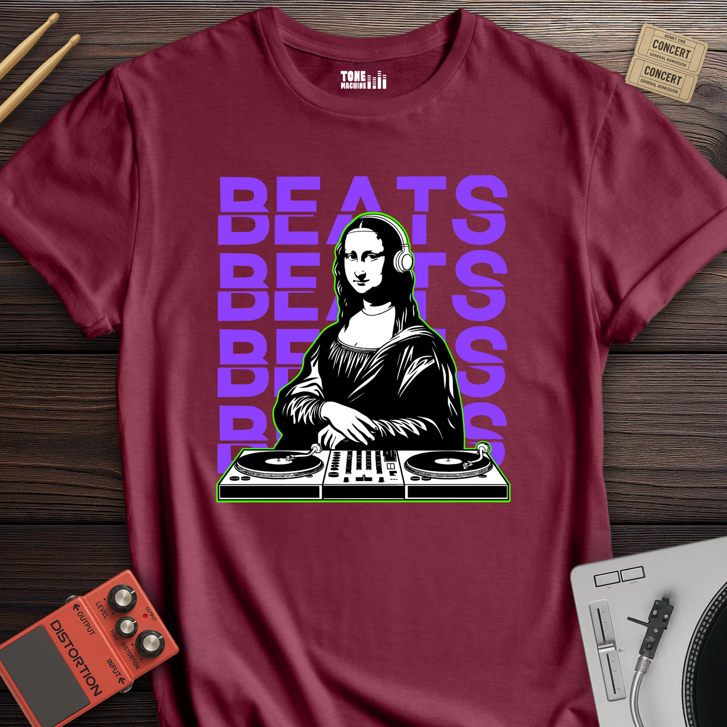 Mona Lisa DJ T-Shirt