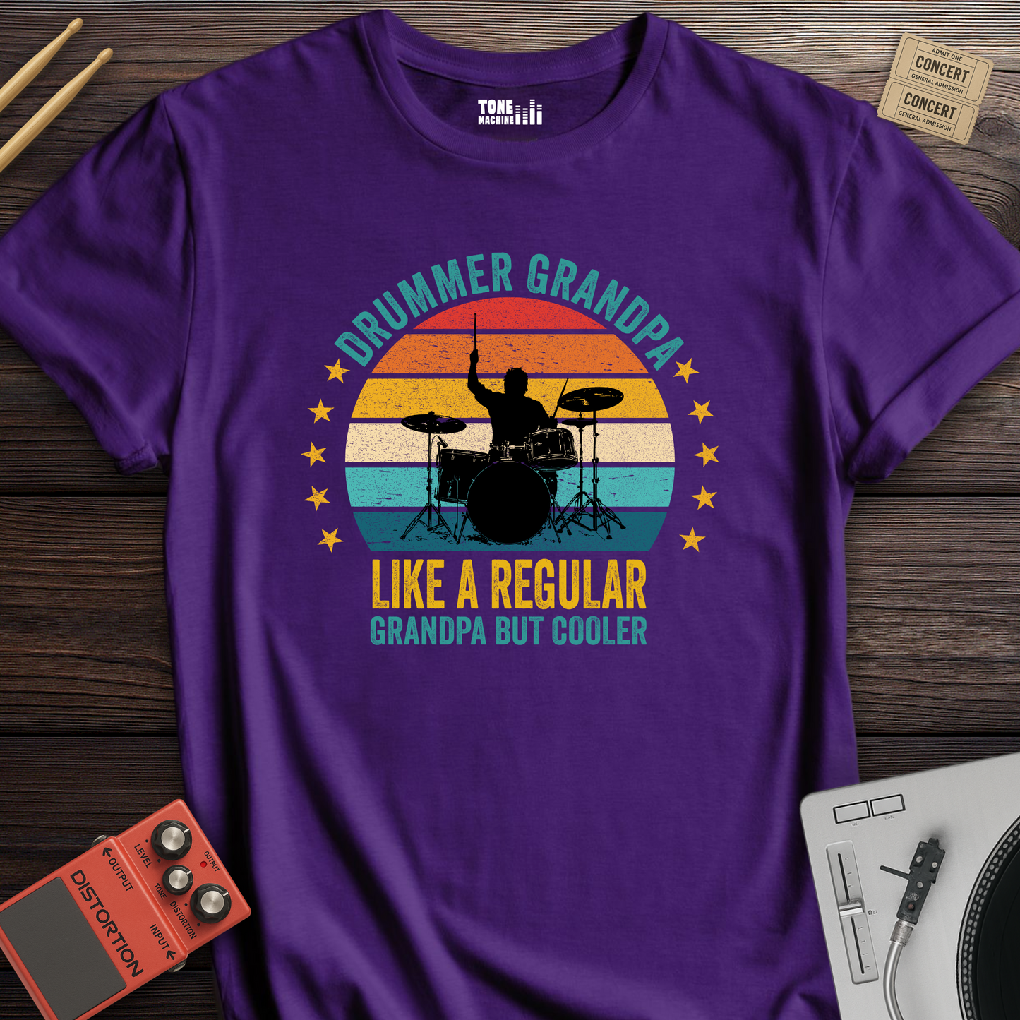 Drummer Grandpa T-Shirt