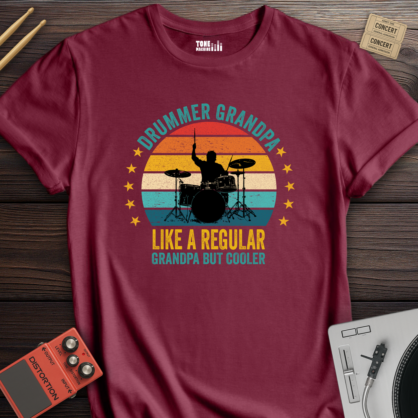 Drummer Grandpa T-Shirt