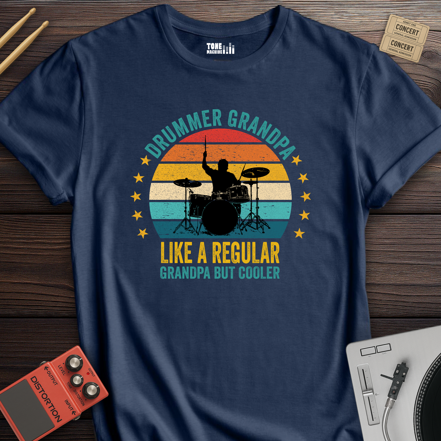 Drummer Grandpa T-Shirt