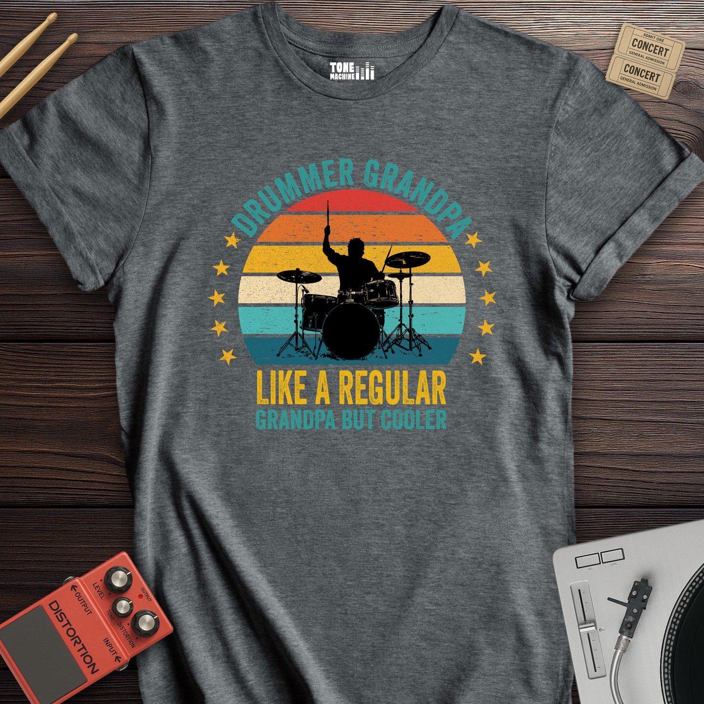 Drummer Grandpa T-Shirt