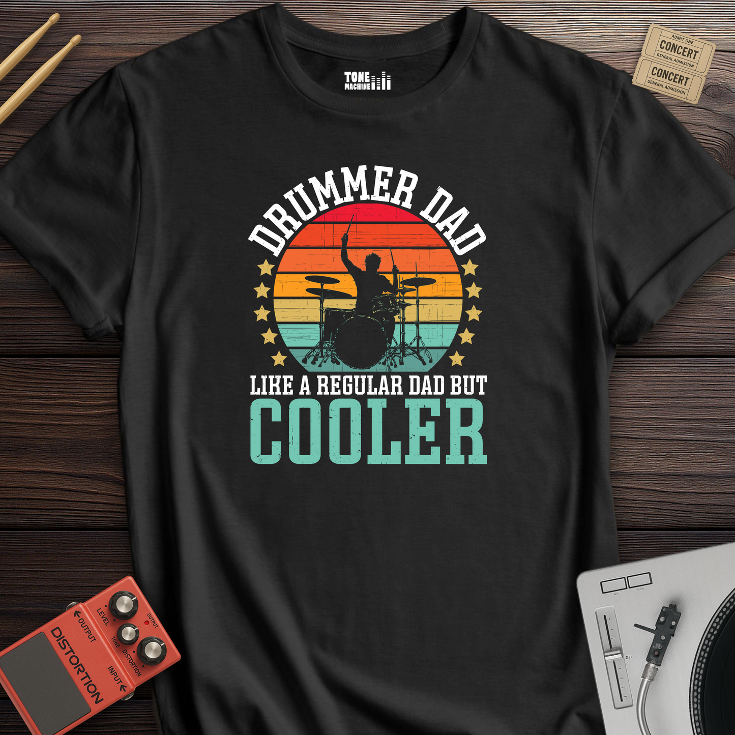 Drummer Dad T-Shirt