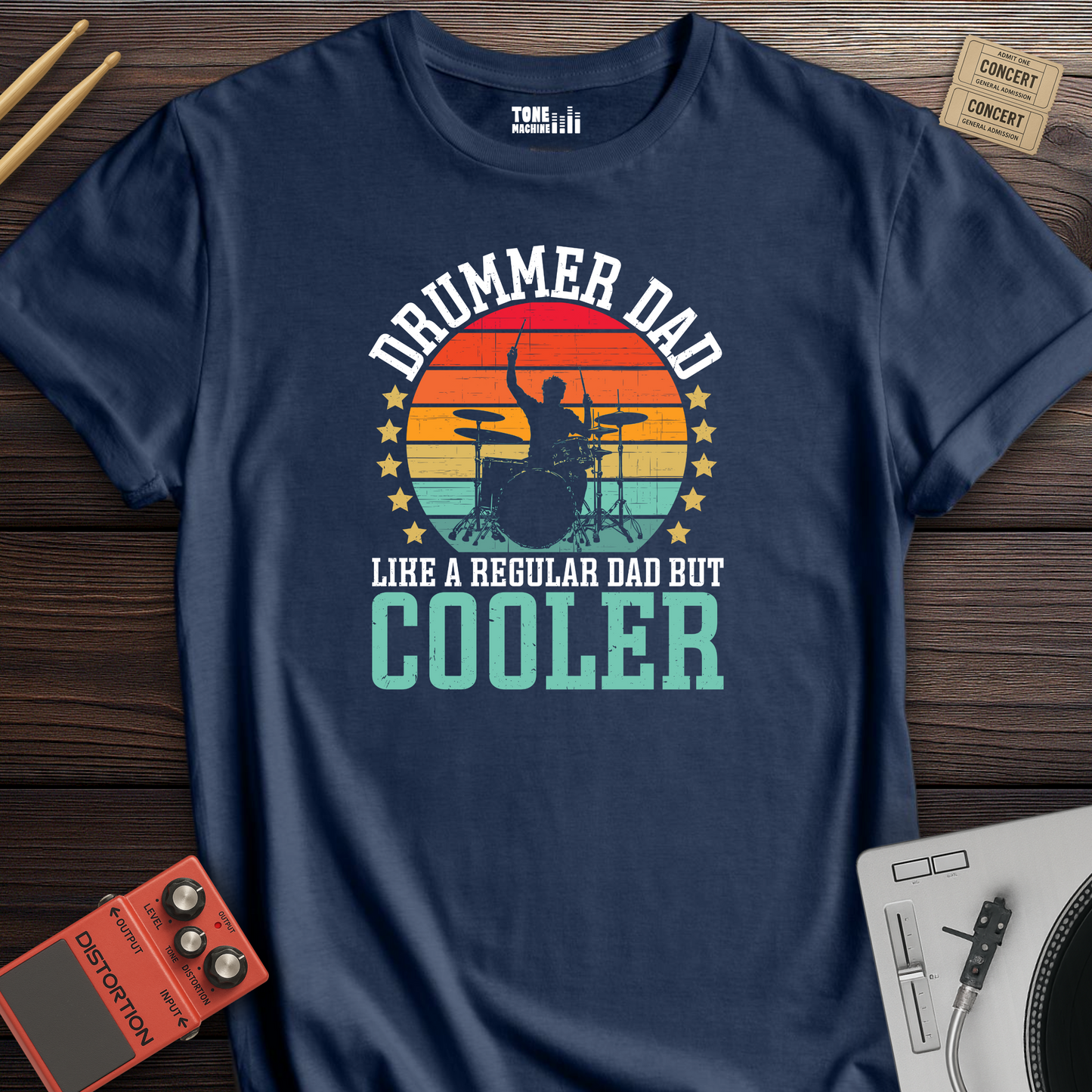 Drummer Dad T-Shirt