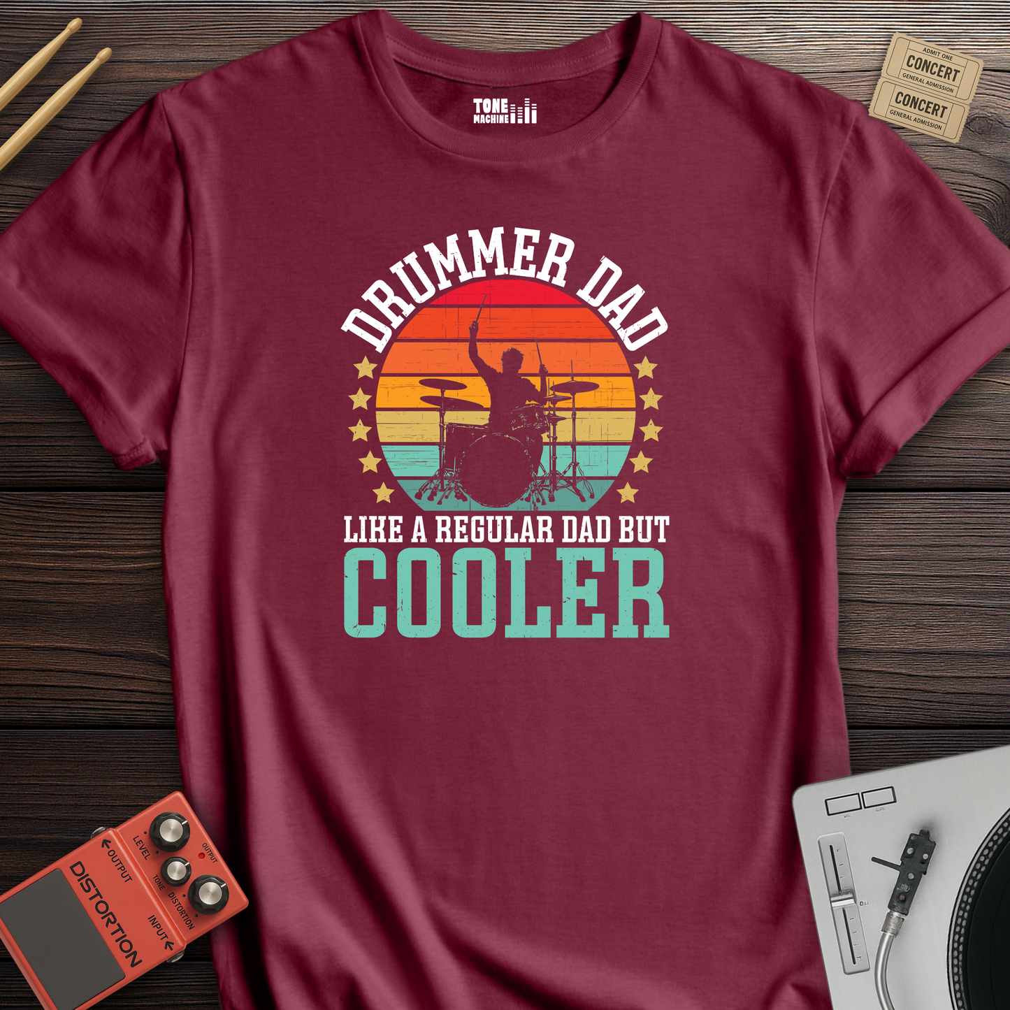 Drummer Dad T-Shirt