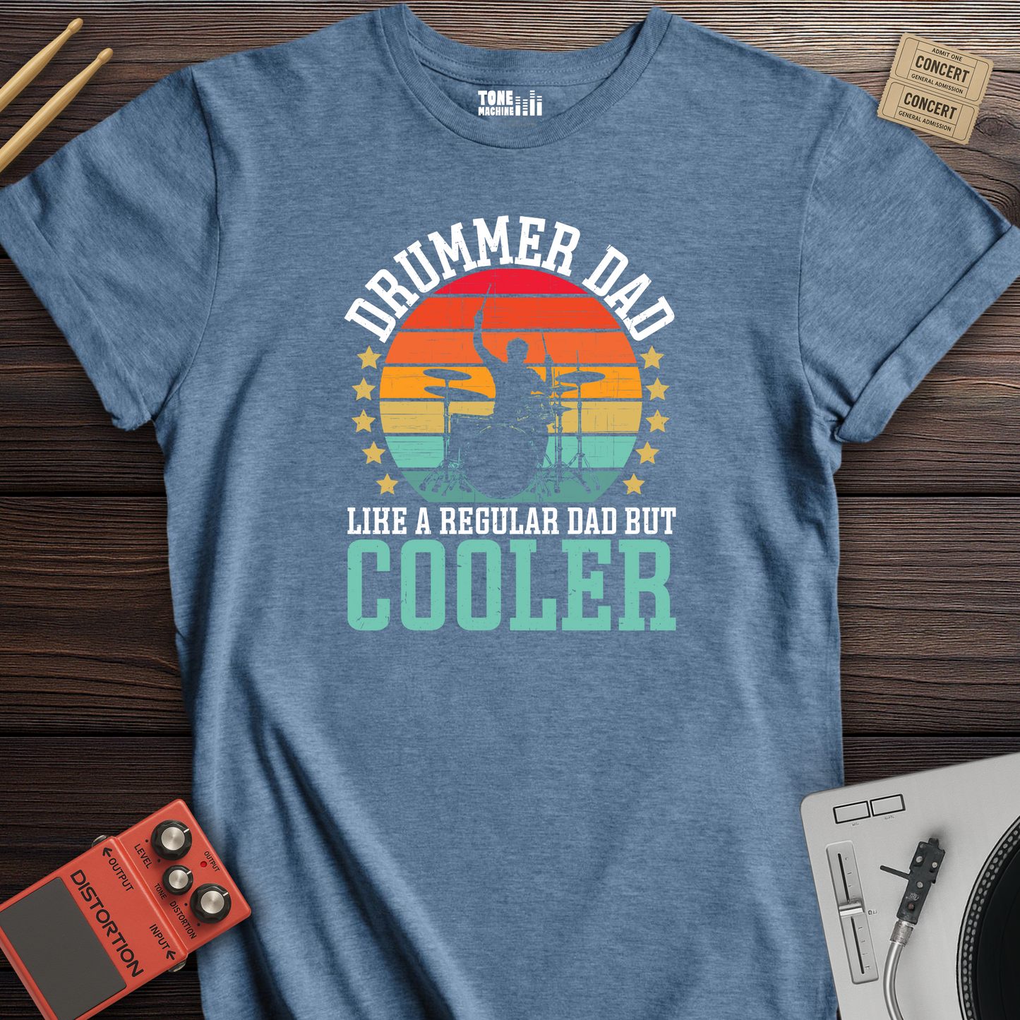 Drummer Dad T-Shirt