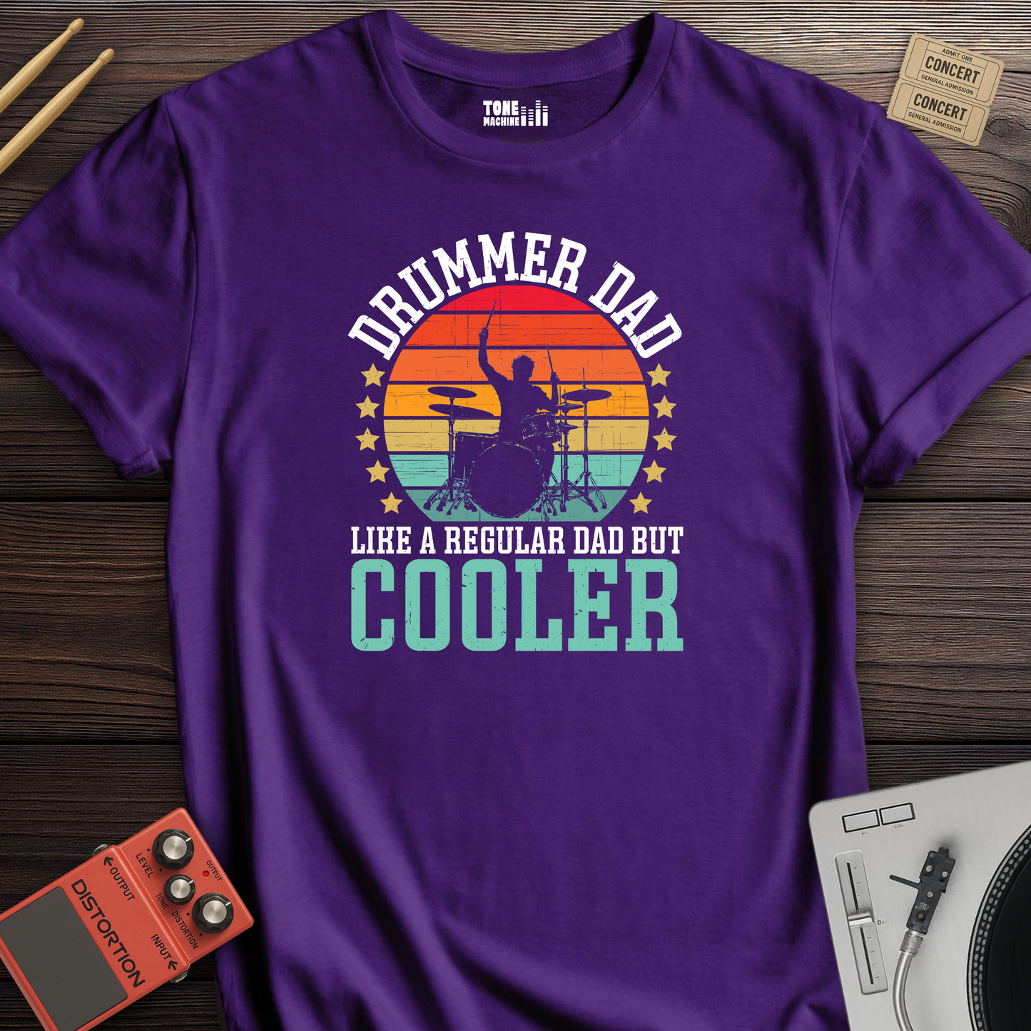 Drummer Dad T-Shirt