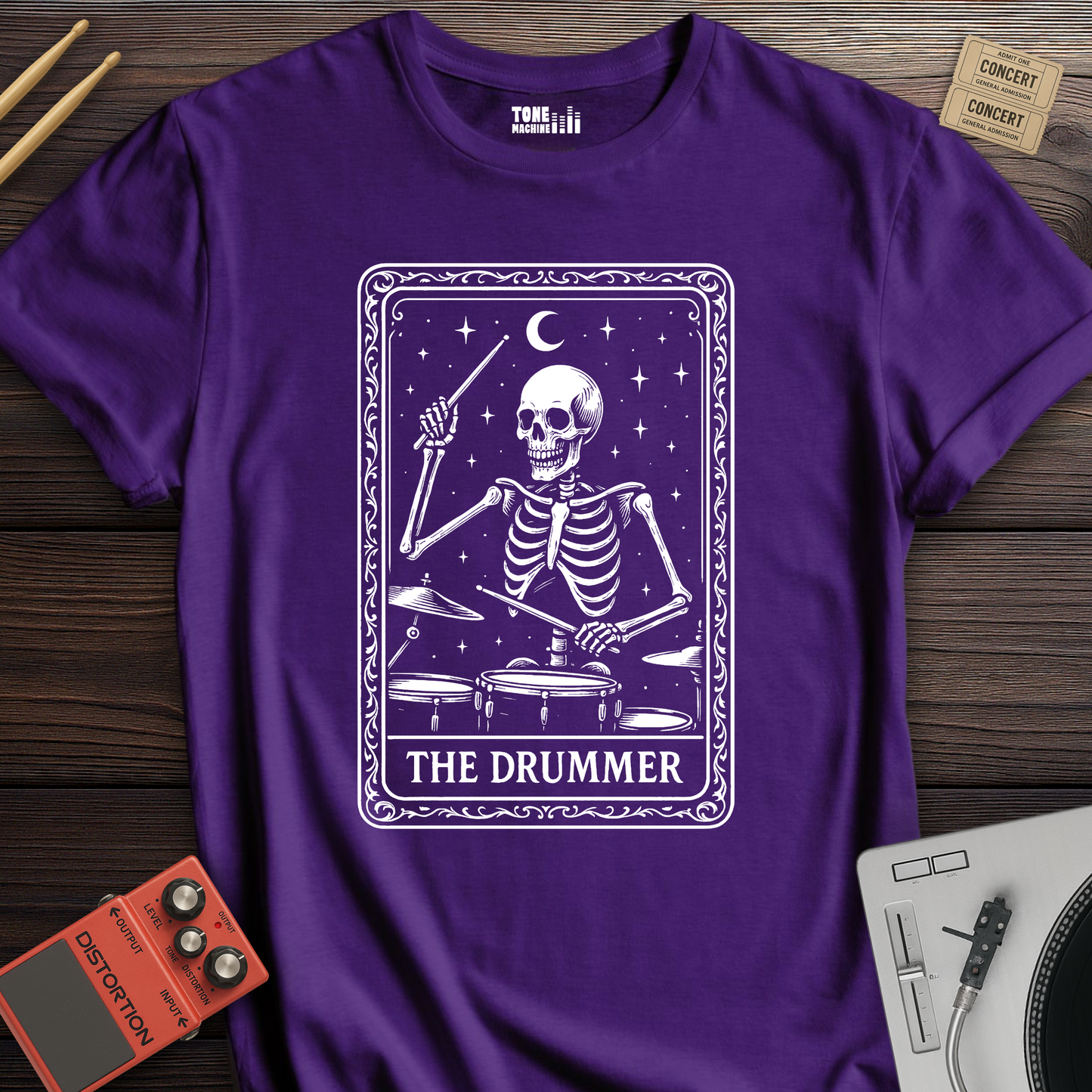 The Drummer Tarot Card T-Shirt