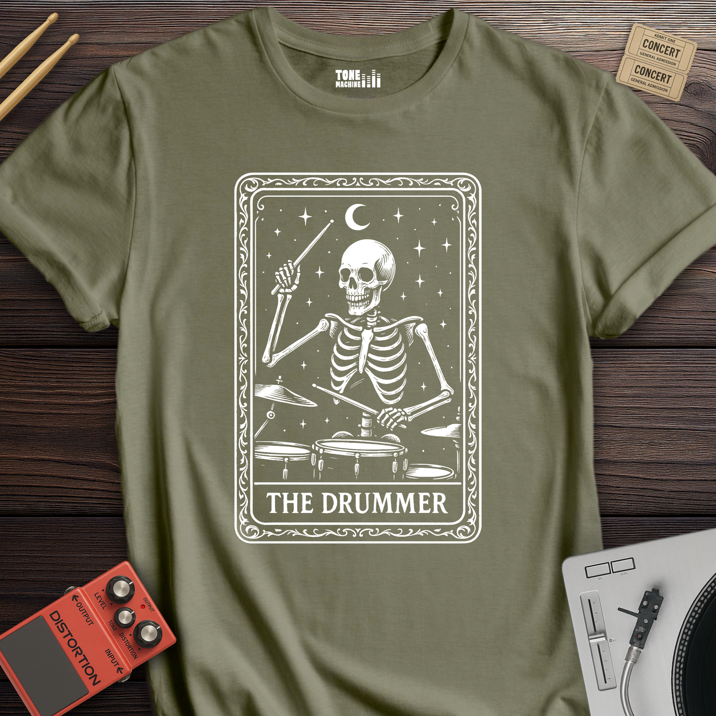 The Drummer Tarot Card T-Shirt