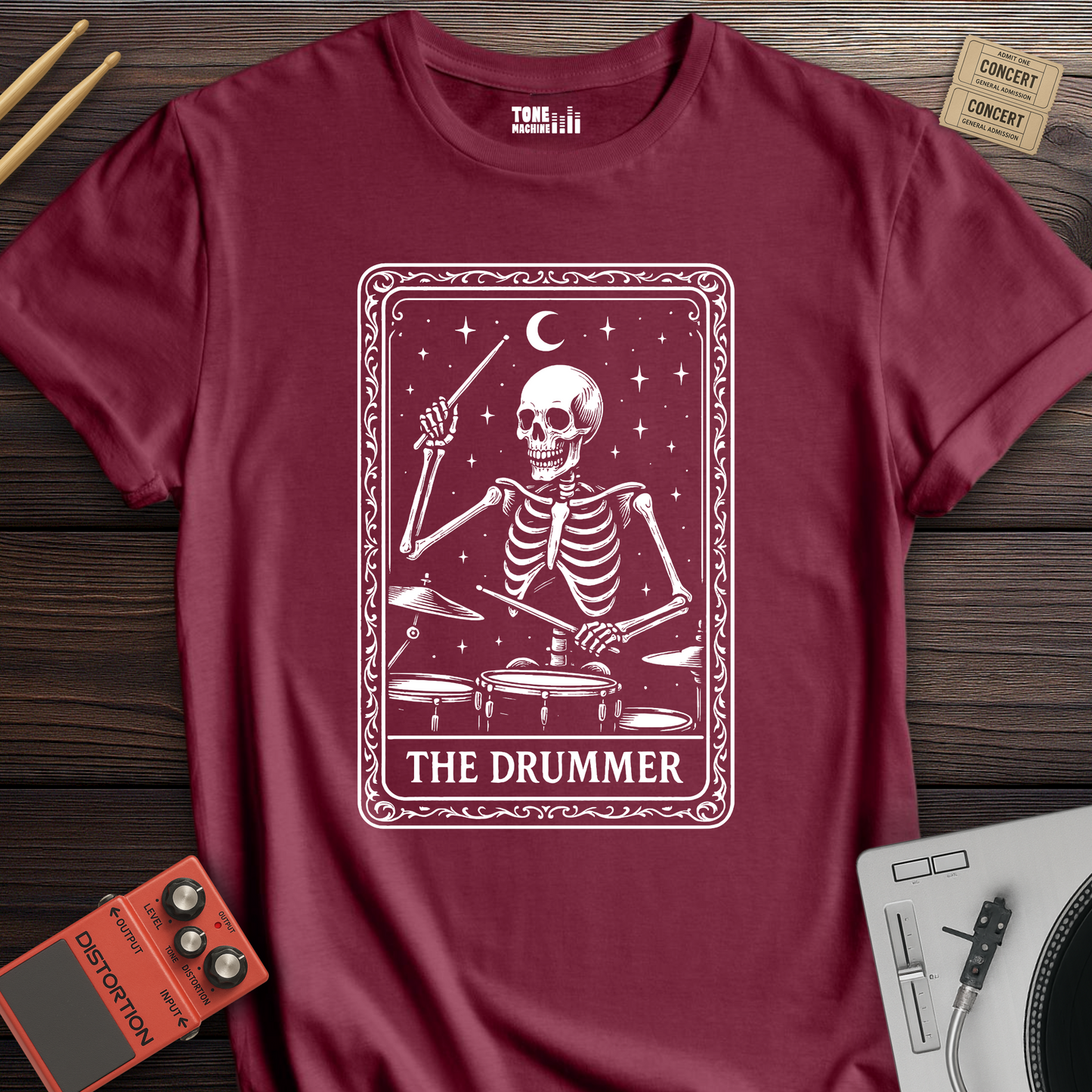 The Drummer Tarot Card T-Shirt