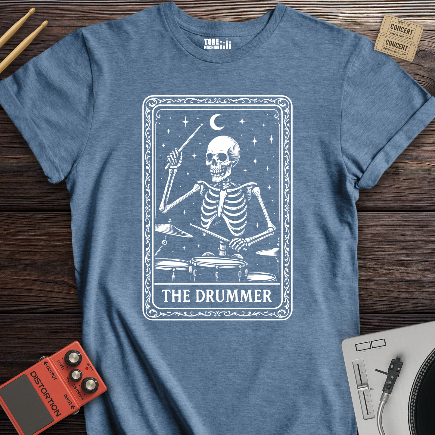 The Drummer Tarot Card T-Shirt