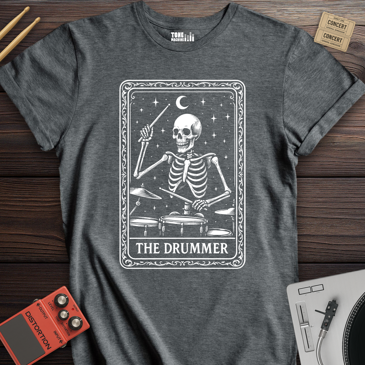 The Drummer Tarot Card T-Shirt