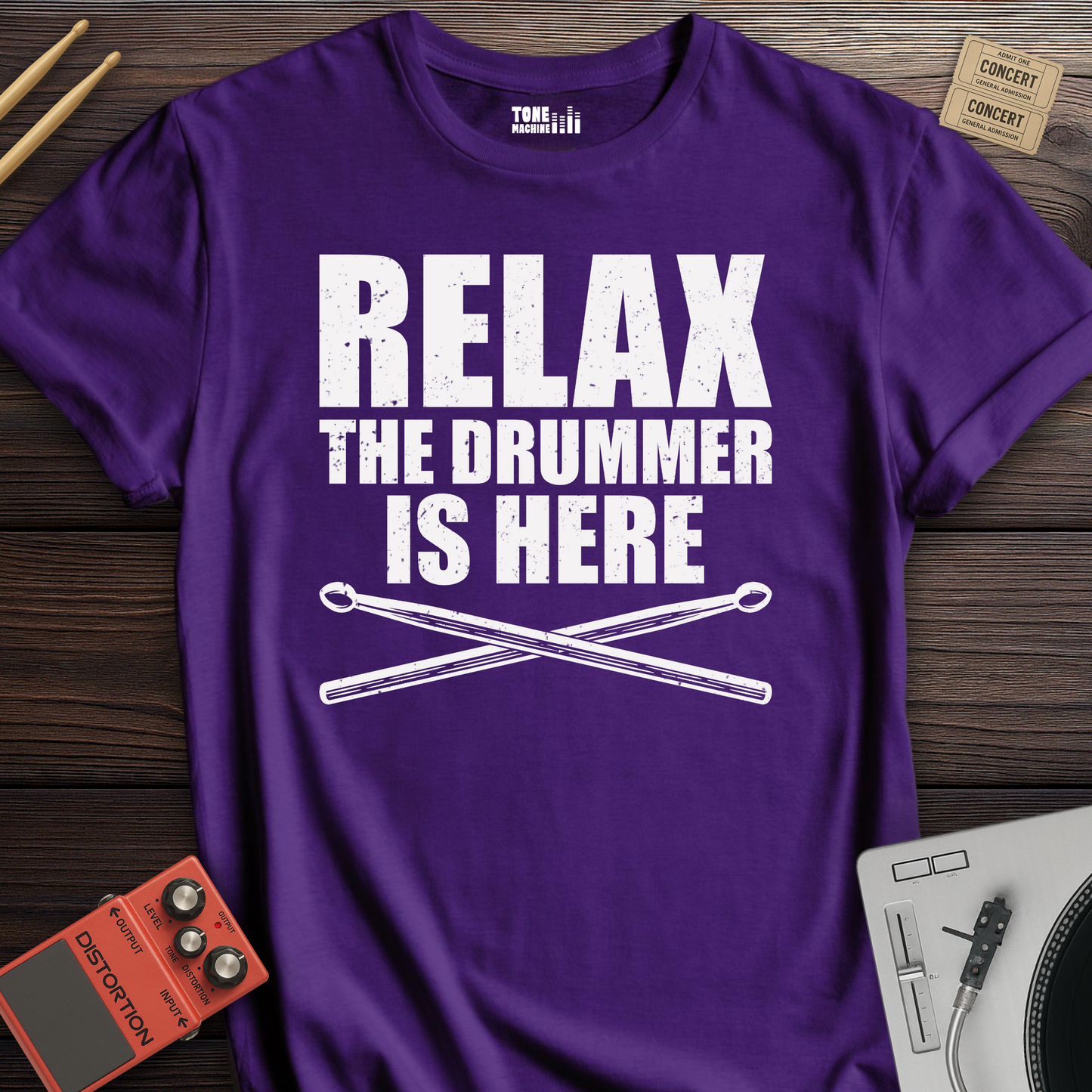 Relax The Drummer Is Here T-Shirt