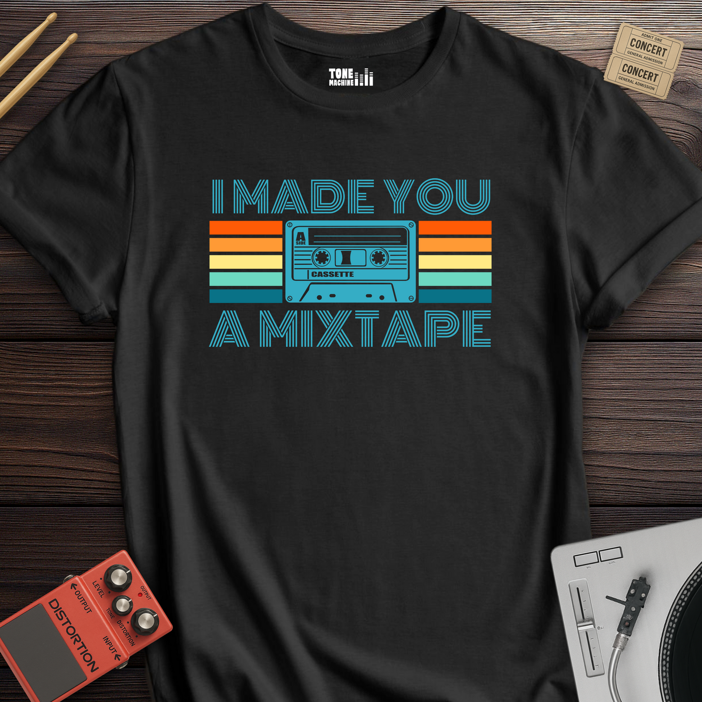 I Made You A Mixtape Retro T-Shirt