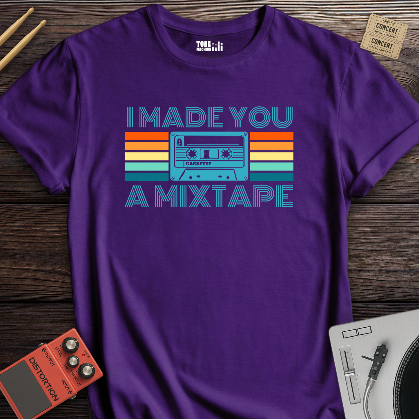 I Made You A Mixtape Retro T-Shirt