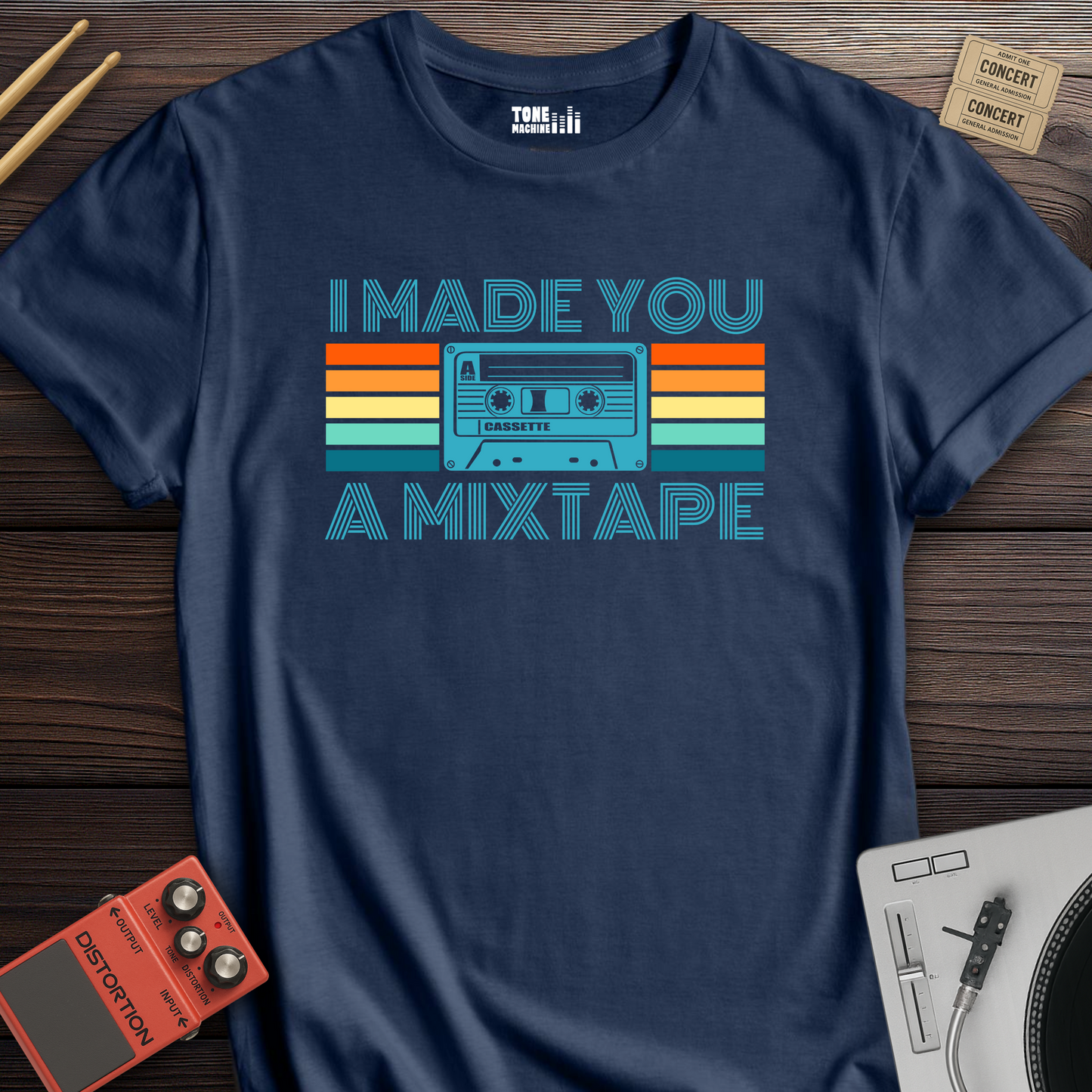 I Made You A Mixtape Retro T-Shirt