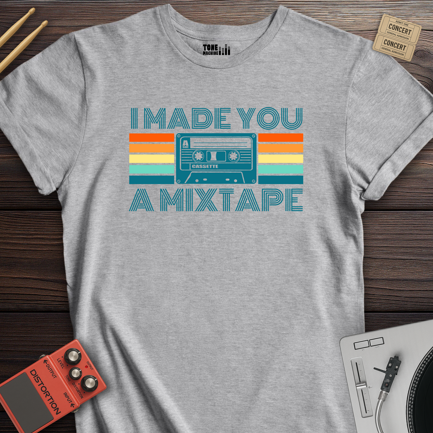 I Made You A Mixtape Retro T-Shirt