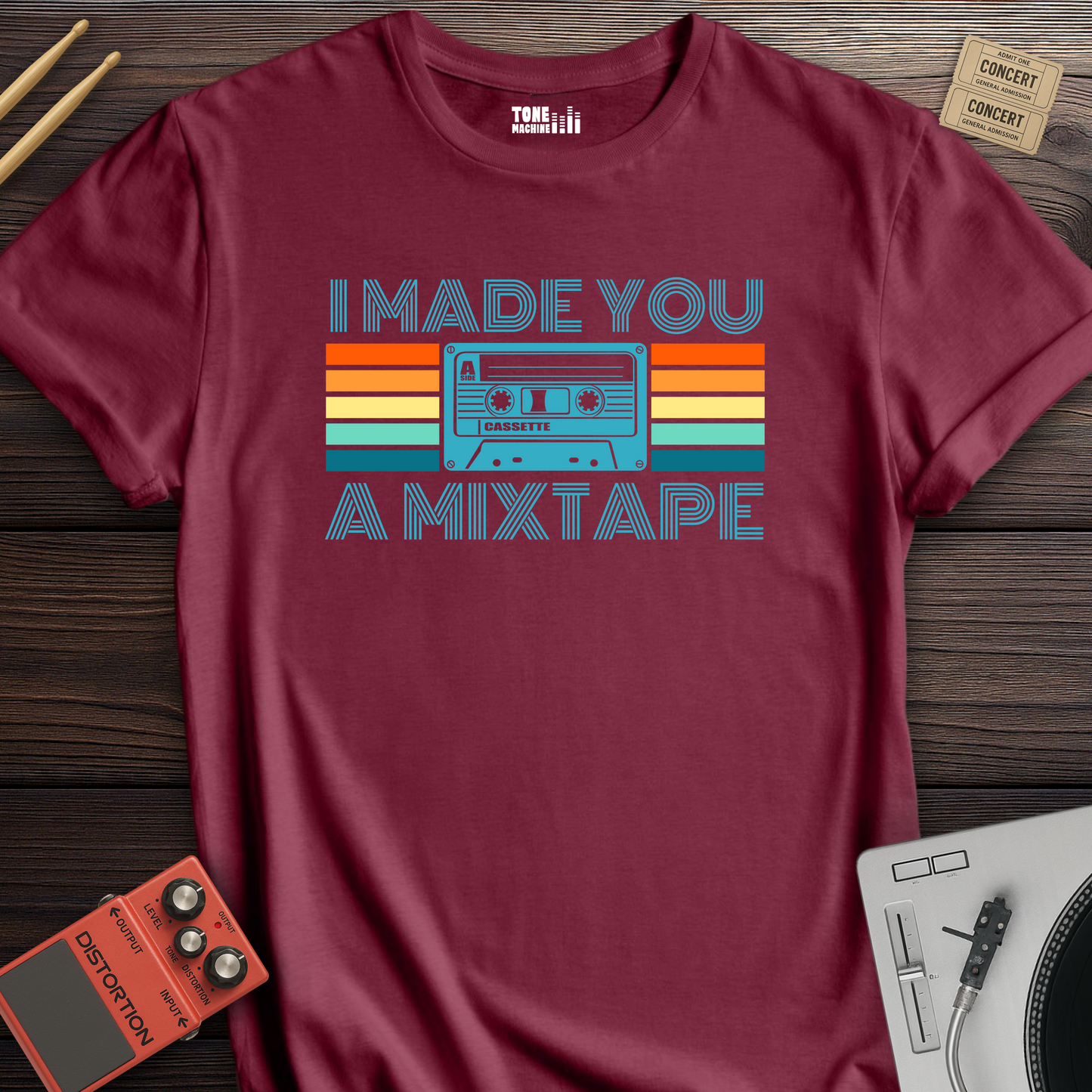 I Made You A Mixtape Retro T-Shirt