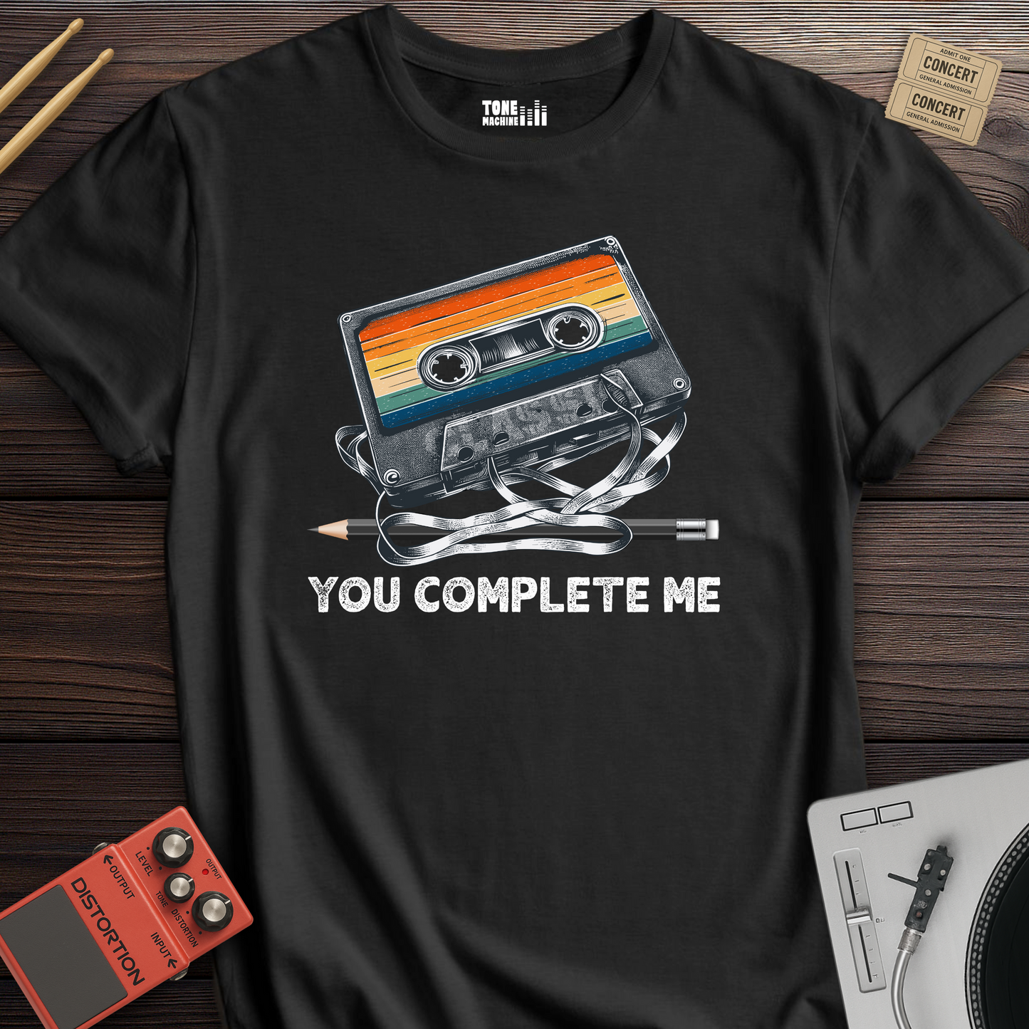 You Complete Me Cassette Retro T-Shirt