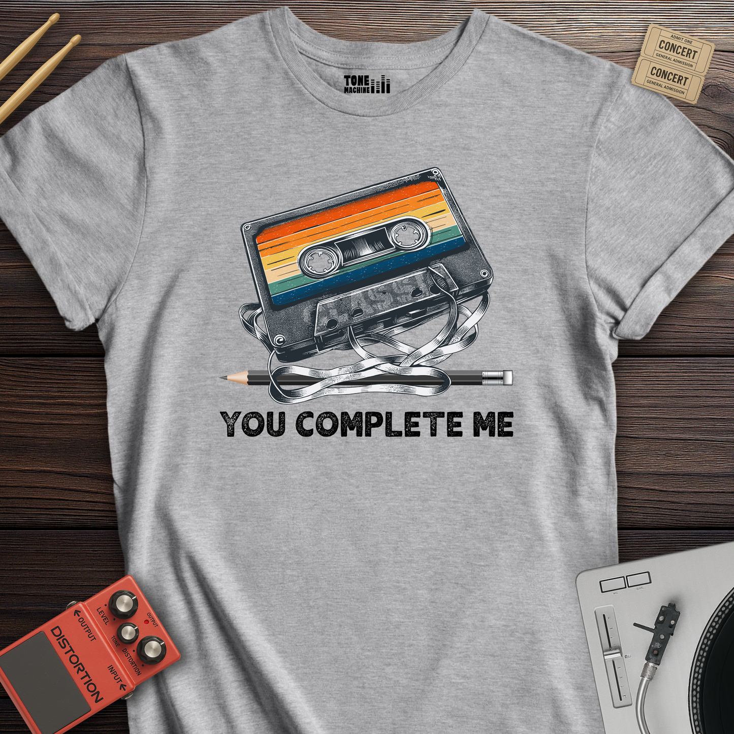 You Complete Me Cassette Retro T-Shirt