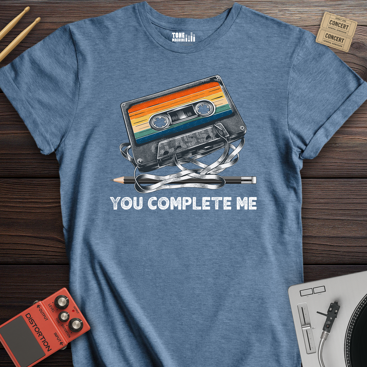 You Complete Me Cassette Retro T-Shirt
