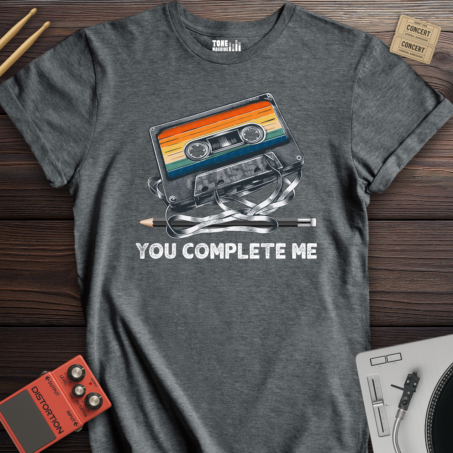 You Complete Me Cassette Retro T-Shirt