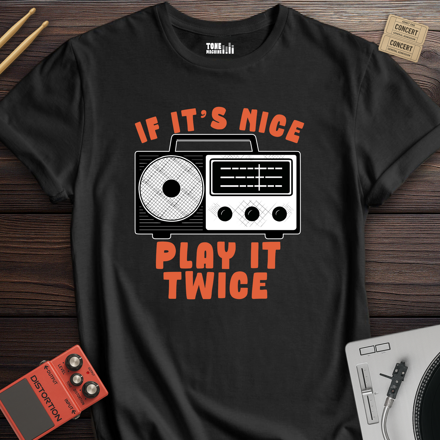 If It's Nice Play It Twice Retro T-Shirt