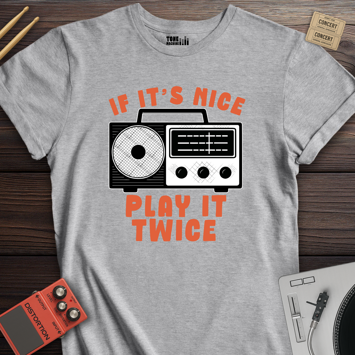 If It's Nice Play It Twice Retro T-Shirt