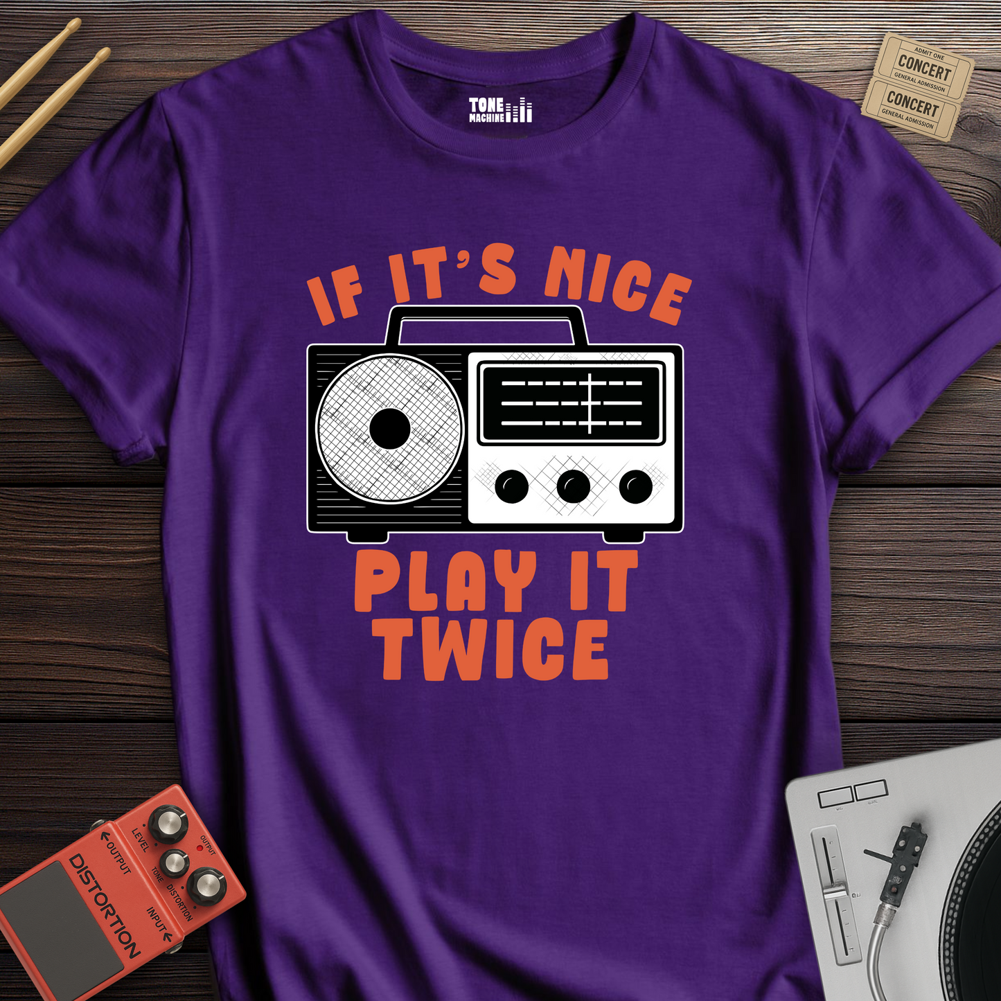 If It's Nice Play It Twice Retro T-Shirt